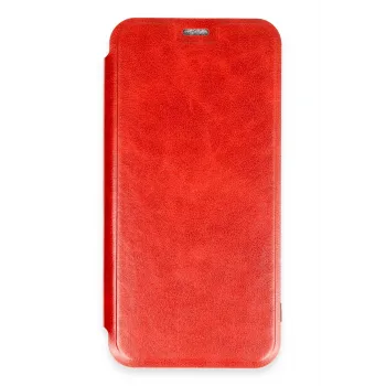 Newface iPhone 16 Kılıf Flip Cover - Kırmızı