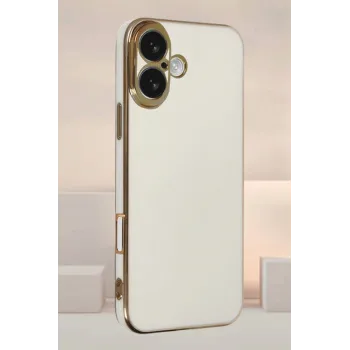 Newface iPhone 16 Kılıf Volet Silikon - Kırmızı