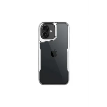 Newface iPhone 16 Plus Kılıf Boyi Silikon Kapak - Gümüş