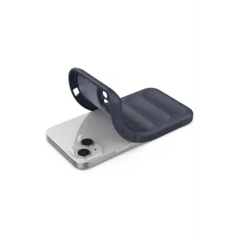 Newface iPhone 16 Plus Kılıf Optimum Silikon - Lacivert