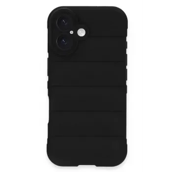 Newface iPhone 16 Plus Kılıf Optimum Silikon - Siyah