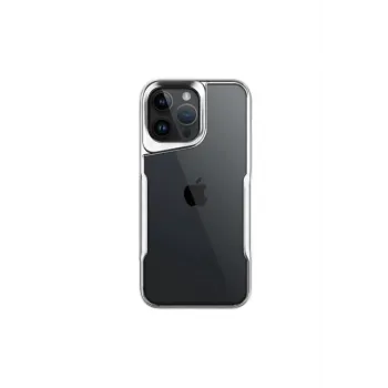 Newface iPhone 16 Pro Kılıf Boyi Silikon Kapak - Gümüş