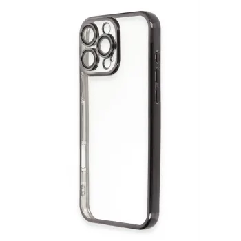Newface iPhone 16 Pro Kılıf Razer Lensli Silikon - Siyah