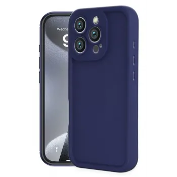 Newface iPhone 16 Pro Kılıf Viera Silikon - Lacivert