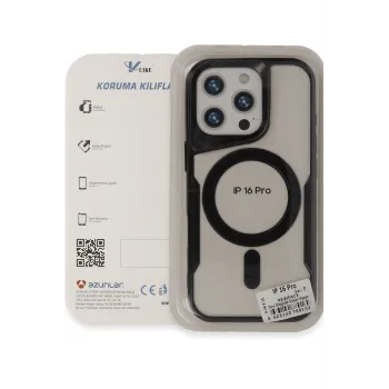 Newface iPhone 16 Pro Max Kılıf Boyi Magsafe Silikon Kapak - Derin Mor