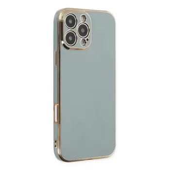 Newface iPhone 16 Pro Max Kılıf Volet Silikon - Açık Yeşil