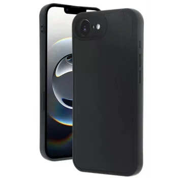 Newface iPhone 16E Kılıf Aras Deri Kapak - Siyah