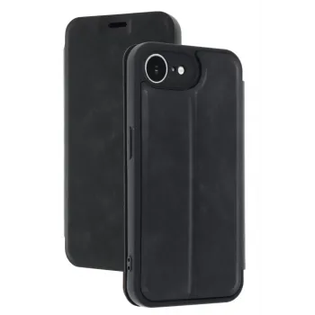 Newface Apple iPhone 16E Kılıf Flip Cover - Siyah