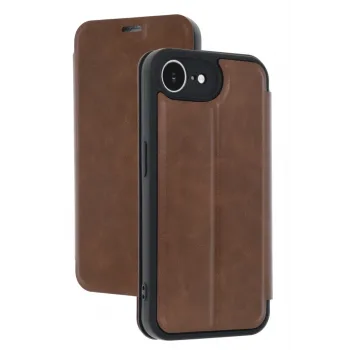 Newface iPhone 16E Kılıf Flip Cover - Taba