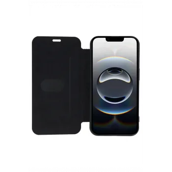 Newface iPhone 16E Kılıf Flip Cover - Taba