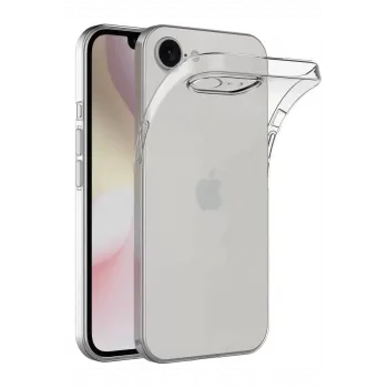 Newface iPhone 16E Kılıf Lüx Şeffaf Silikon