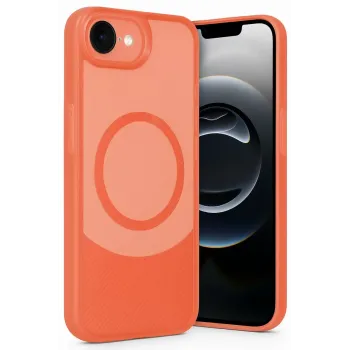 Newface Apple iPhone 16E Kılıf Maya Karbon Kapak - Kırmızı