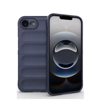 Newface Apple iPhone 16E Kılıf Optimum Silikon - Lacivert