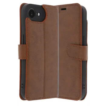 Newface iPhone 16E Kılıf Trend S Plus Kapaklı Kılıf - Taba