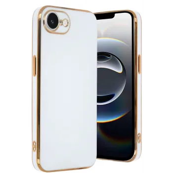 Newface iPhone 16E Kılıf Volet Silikon - Beyaz