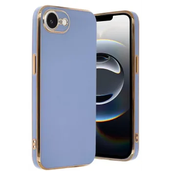 Newface iPhone 16E Kılıf Volet Silikon - Mavi