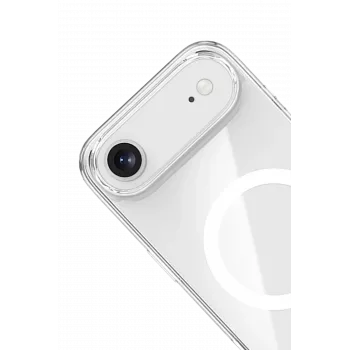 Newface iPhone 17 Air Kılıf Pc Real Magsafe Kapak - Şeffaf