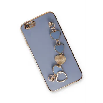 Newface iPhone 6 Kılıf Esila Silikon - Gri