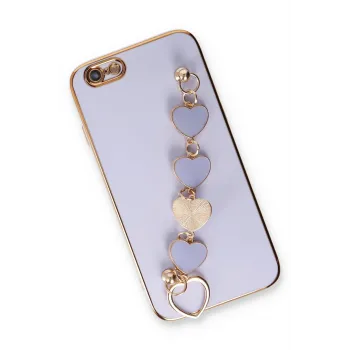 Newface iPhone 6 Kılıf Esila Silikon - Lila