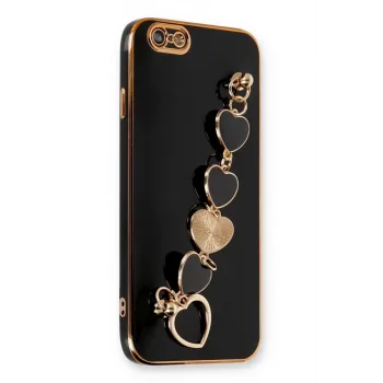 Newface iPhone 6 Kılıf Esila Silikon - Siyah