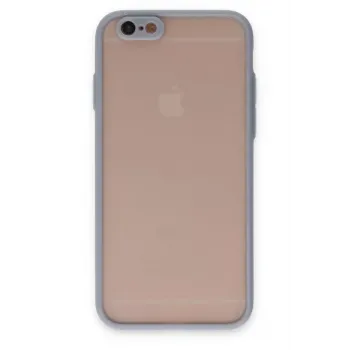 Newface iPhone 6 Kılıf Montreal Silikon Kapak - Gri