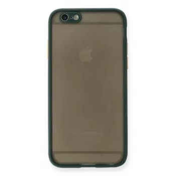 Newface iPhone 6 Kılıf Montreal Silikon Kapak - Yeşil