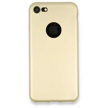 Newface iPhone 7 Kılıf First Silikon - Gold
