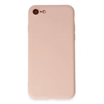 Newface iPhone 7 Kılıf First Silikon - Pudra