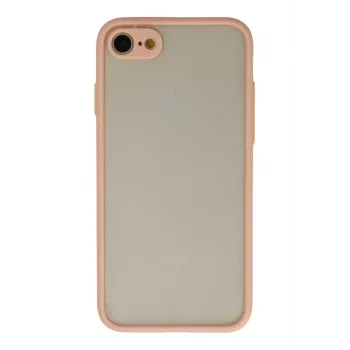 Newface iPhone 7 Kılıf Montreal Silikon Kapak - Pembe