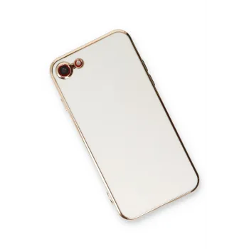 Newface iPhone 7 Kılıf Volet Silikon - Beyaz