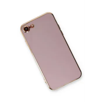 Newface iPhone 7 Kılıf Volet Silikon - Mor