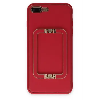 Newface iPhone 7 Plus Kılıf Coco Elit Kapak - Kırmızı