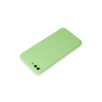 Newface iPhone 7 Plus Kılıf First Silikon - Açık Yeşil