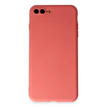 Newface iPhone 7 Plus Kılıf First Silikon - Kiremit