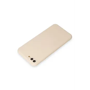 Newface iPhone 7 Plus Kılıf First Silikon - Krem