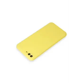 Newface iPhone 7 Plus Kılıf First Silikon - Sarı
