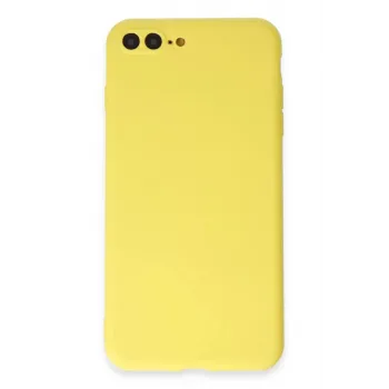 Newface iPhone 7 Plus Kılıf First Silikon - Sarı
