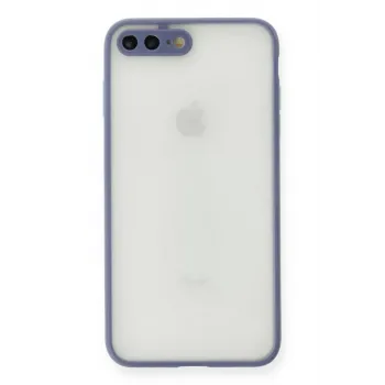 Newface iPhone 7 Plus Kılıf Montreal Silikon Kapak - Gri