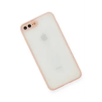 Newface iPhone 7 Plus Kılıf Montreal Silikon Kapak - Pembe