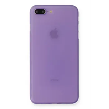Newface iPhone 7 Plus Kılıf PP Ultra İnce Kapak - Mor