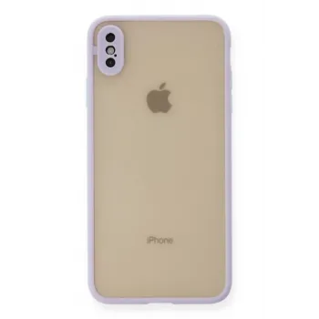 Newface iPhone X Kılıf Montreal Silikon Kapak - Mor