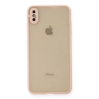 Newface iPhone X Kılıf Montreal Silikon Kapak - Pembe
