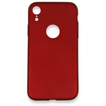 Newface iPhone XR Kılıf First Silikon - Bordo