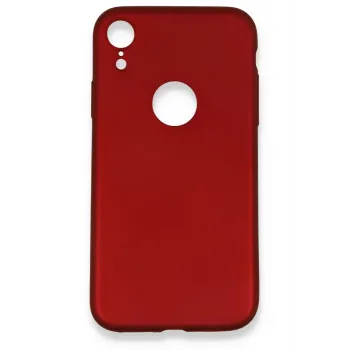 Newface iPhone XR Kılıf First Silikon - Bordo