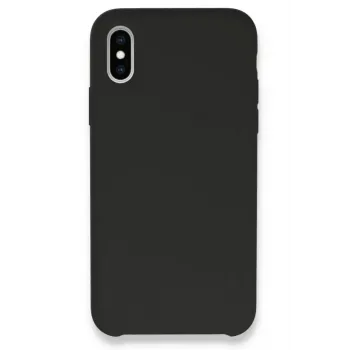 Newface Apple iPhone XS Max Kılıf Lansman Legant Silikon - Siyah