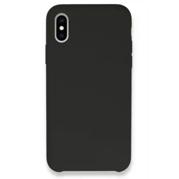 Newface iPhone XS Max Kılıf Lansman Legant Silikon - Siyah