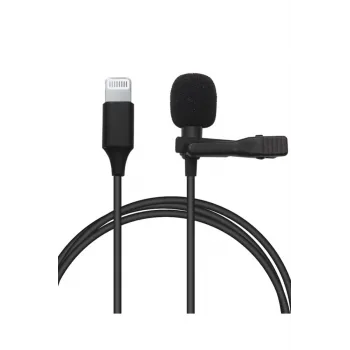 Newface Lightning 2 Metre Double Mikrofon - Siyah