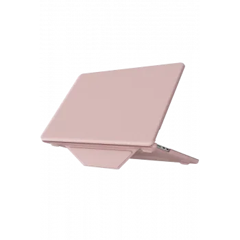 Newface Macbook Air 15 2024 Macbook Deri Kapak - Pembe
