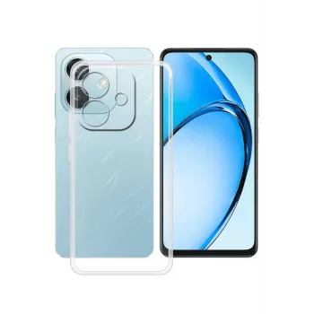 Newface Oppo A3 Kılıf Lüx Şeffaf Silikon