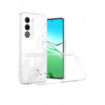 Newface Oppo A5 4G Lüx Şeffaf Silikon - Şeffaf